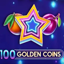 100 Golden Coins logo – Slots by Amusnet Interactive at Oscar Spin Casino