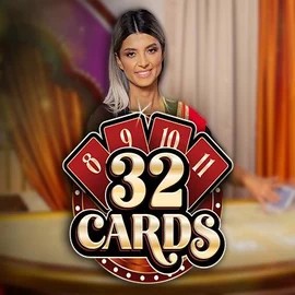 32 Cards slot visual from Ezugi available on oscar-spin.eu