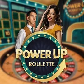 PowerUP Roulette slot logo by Pragmatic Play at Oscar Spin Casino